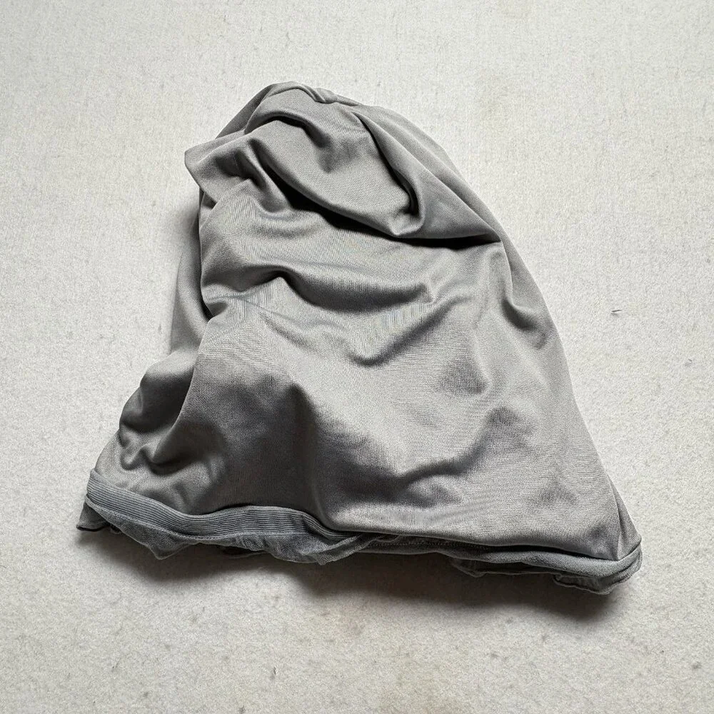NWT KAYIER Women Hat‎ Beanie One Size Ruffle Gray Chemo Cap Baggy Casual 2-17